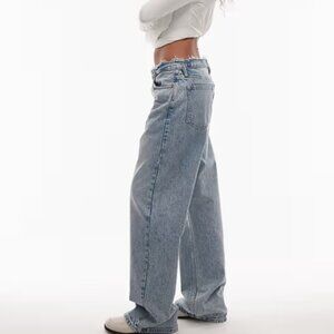 All Saints Blake Fray Straight Leg Jeans